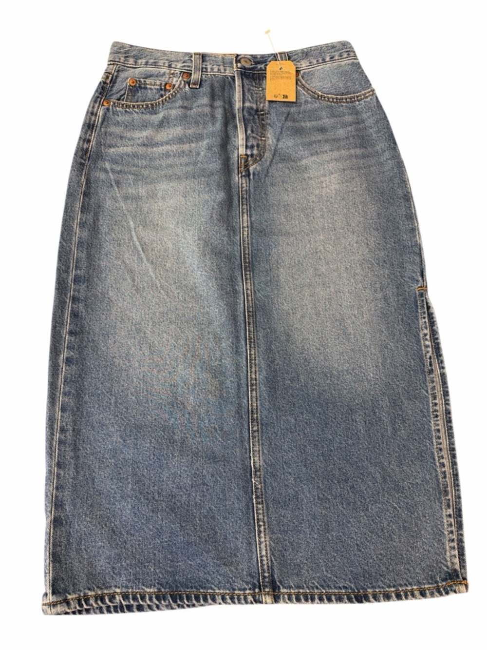 Levi’s Denim Skirt with side slit size 26 NWT